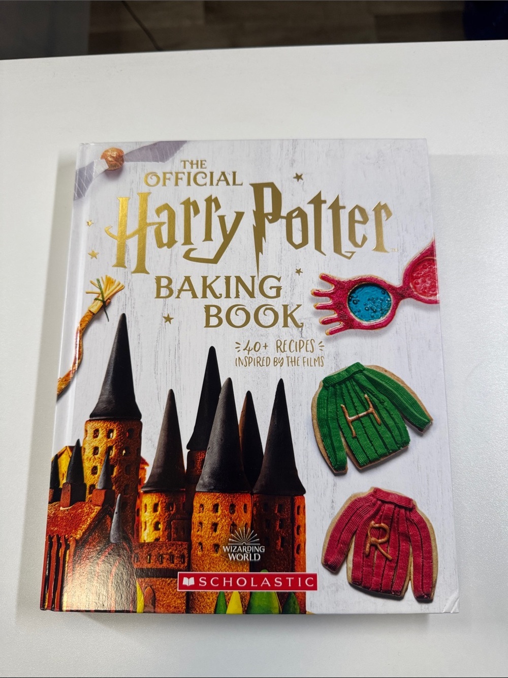 The Official Harry Potter Baking Book - White Cover with Gold Lettering
